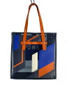 【中古】FURLA◆トートバッグ/レザー/ORN【バッグ】