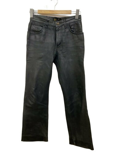 【中古】Lee◆ボトム/--/牛革/BLK/無地/E752-1206【メンズウェア】 【中古】Lee◆ボトム/--/牛革/BLK/無地/E752-1206【メンズウェア】