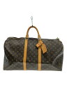 【中古】LOUIS VUITTON◆キーポル60_モノグラム・キャンバス_BRW/PVC/BRW/青サビ/ボストンバッグ【バッグ】(4)