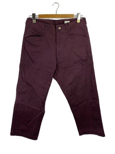 【中古】Der SAMMLER solo◆ストレートパンツ/S/コットン/パープル/無地【メンズウェア】 【中古】Der SAMMLER solo◆ストレートパンツ/S/コットン/パープル/無地【メンズウェア】