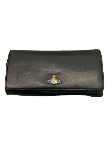 【中古】Vivienne Westwood◆長財布/レザー/BLK/無地/メンズ/51040001-40153【服飾雑貨他】 【中古】Vivienne Westwood◆長財布/レザー/BLK/無地/メンズ/51040001-40153【服飾雑貨他】