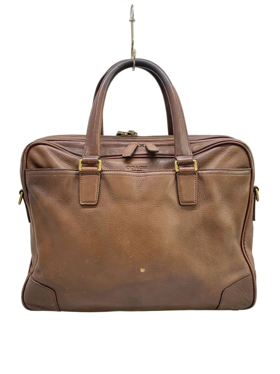【中古】COACH◆ブリーフケース/レザー/70478【バッグ】