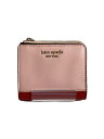 【中古】kate spade new york◆2つ折り財布/レザー/PNK/レディース【服飾雑貨他】