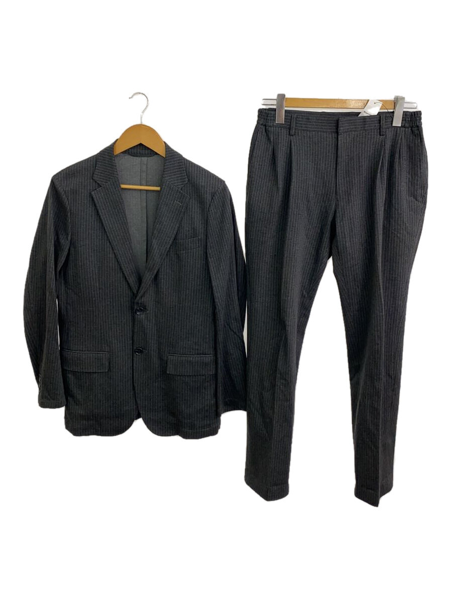 【中古】B:MING by BEAMS◆ストレッチ素材/スーツ/セットアップ/コットン/GRY/ストライプ/91-16-0214-819//【メンズウェア】