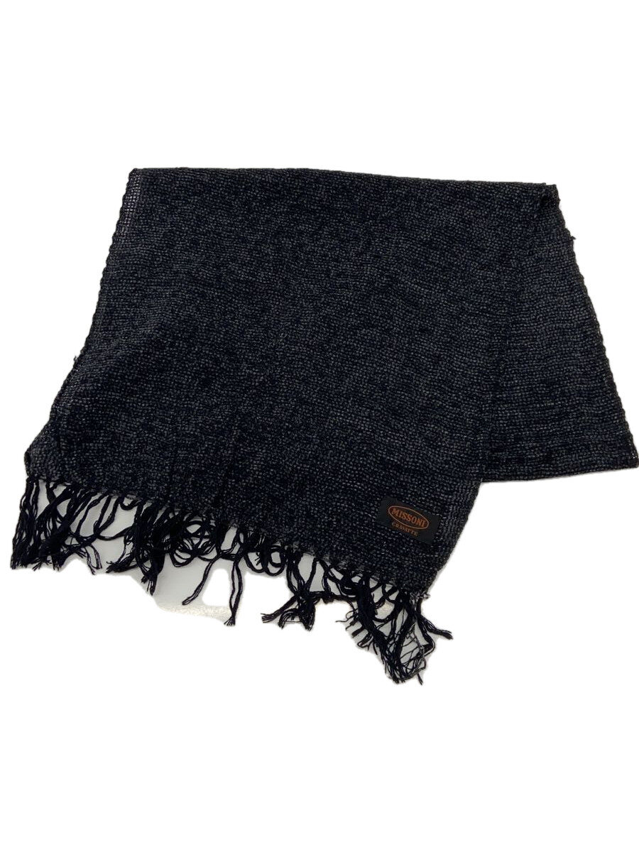 【中古】MISSONI◆ストール/--/GRY/レディース【服飾雑貨他】