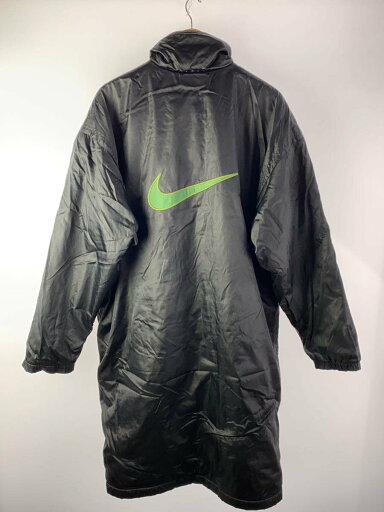 【中古】NIKE◆コート/L/ナイロン/BLK/銀タグ/内側襟元汚れ有【メンズウェア】