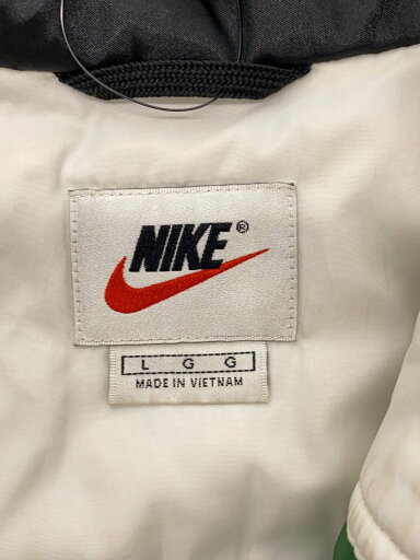 【中古】NIKE◆コート/L/ナイロン/BLK/銀タグ/内側襟元汚れ有【メンズウェア】