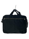 【中古】PORTER◆LIFT/2WAY/ブリーフケース/ナイロン/BLK/822-06225/リフト【バッグ】