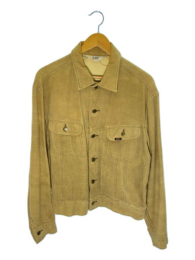 【中古】Lee◆70s/シャモアクロスジャケット/キャメル/リー【メンズウェア】 【中古】Lee◆70s/シャモアクロスジャケット/キャメル/リー【メンズウェア】