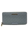 【中古】MICHAEL KORS◆長財布/レザー/BLU/レディース【服飾雑貨他】(4)