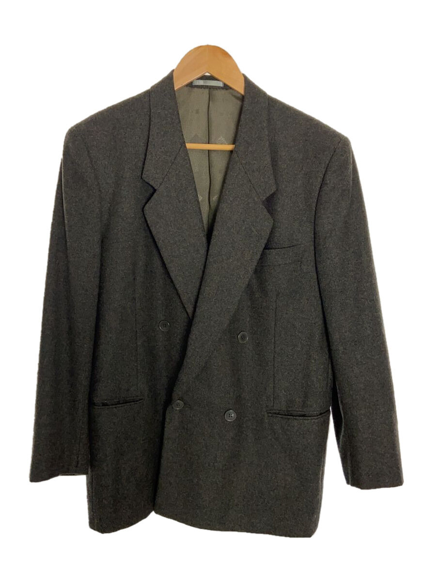【中古】Christian Dior MONSIEUR◆テーラードジャケット/M/ウール/BRW【メンズウェア】