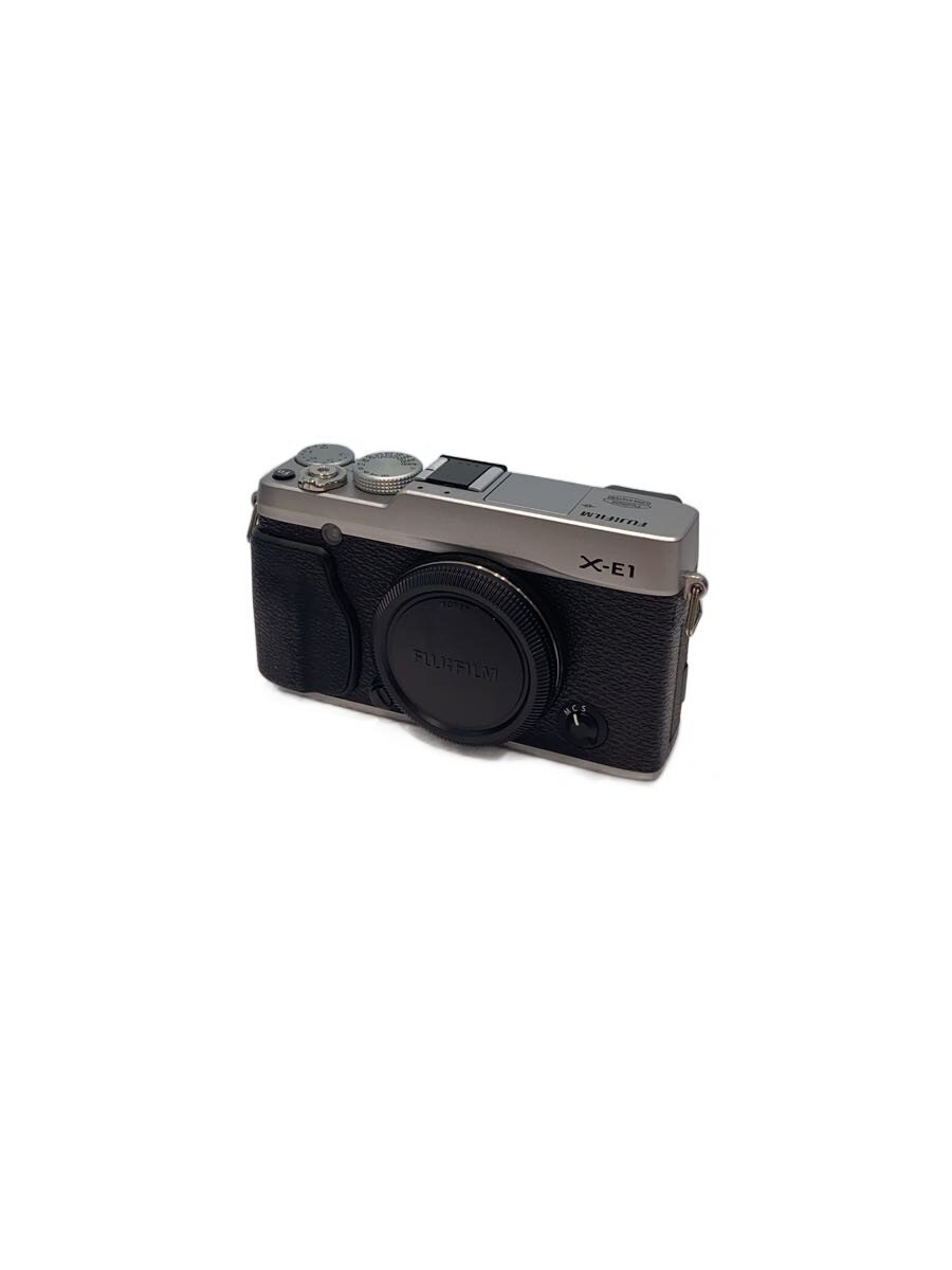 【中古】FUJIFILM◆デジタル一眼カメラ FUJIFILM X-E1 レンズキット [Silver]【カメラ】