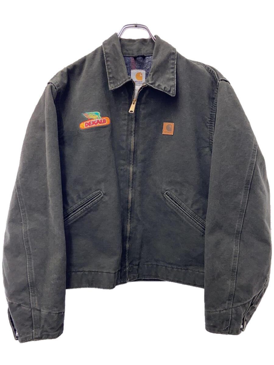 【中古】Carhartt◆デトロイトジャケット/企業ロゴ/L/コットン/グリーン/無地/J146MOS//【メンズウェア】