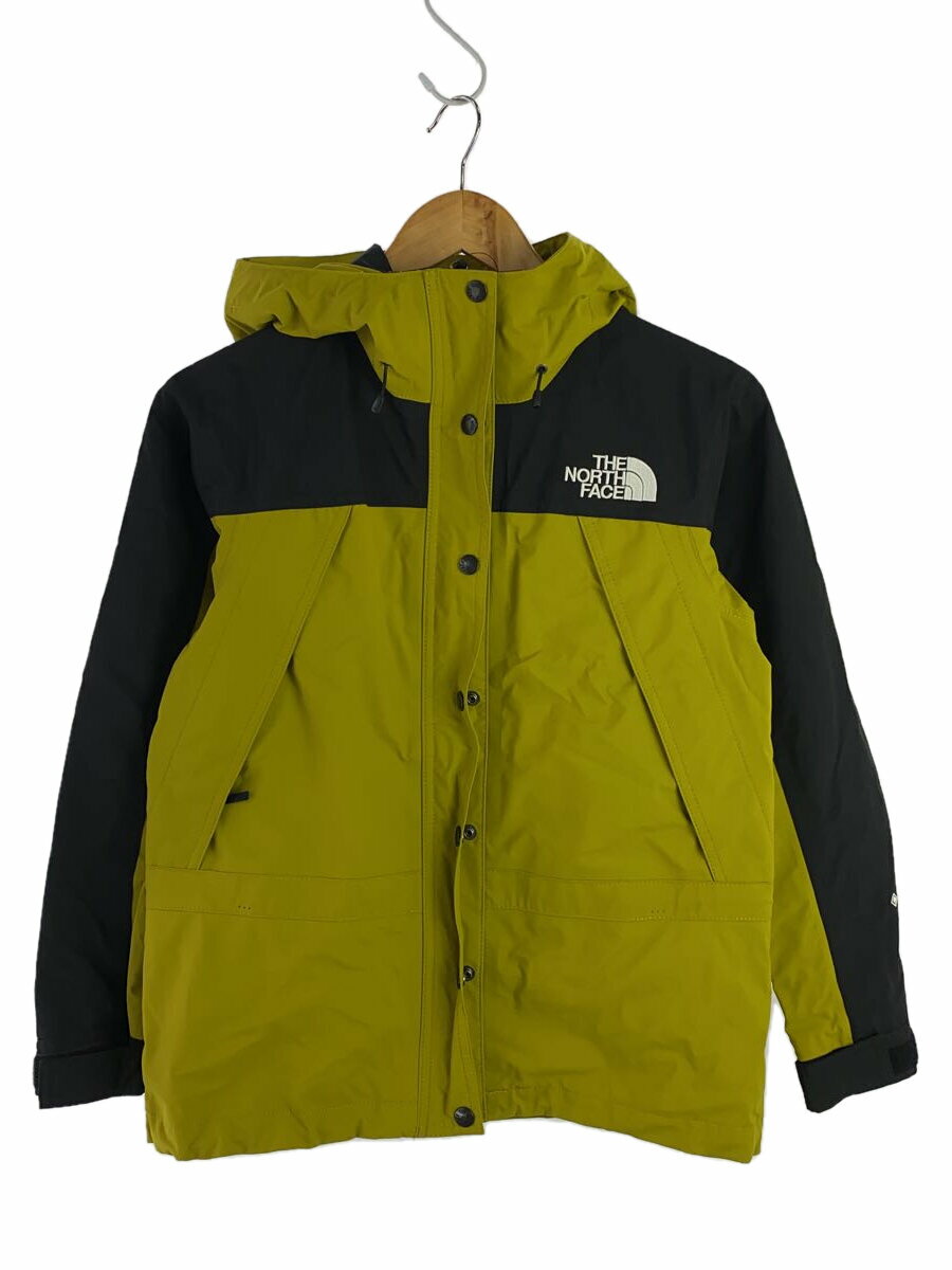 【中古】THE NORTH FACE◆MOUNTAIN LIGHT JACKET_マウンテンライトジャケット/S/ナイロン/YLW【レディースウェア】