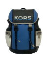 【中古】MICHAEL KORS◆リュック/--/BLU/総柄/37H1LCOB2B【バッグ】