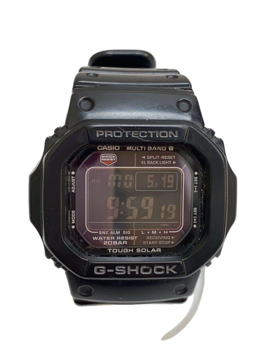 【中古】CASIO◆ソーラー腕時計/デジタル/ラバー/BLK/BLK/GW-M5610R【服飾雑貨他】