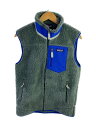 【中古】patagonia◆23AW/Classic Retro-X Vest/S/ポリエステル/BLU/STY23048FA23【メンズウェア】