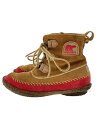 【中古】SOREL◆ブーツ/22.5cm/CML/スウェード/NL1945-286【シューズ】(4)