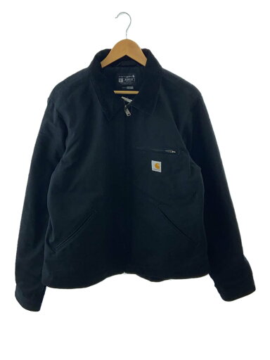 【中古】Carhartt◆ダックデトロイトジャケット/カバーオール/L/コットン/BLK/OJ3828-M【メンズウェア】 【中古】Carhartt◆ダックデトロイトジャケット/カバーオール/L/コットン/BLK/OJ3828-M【メンズウェア】