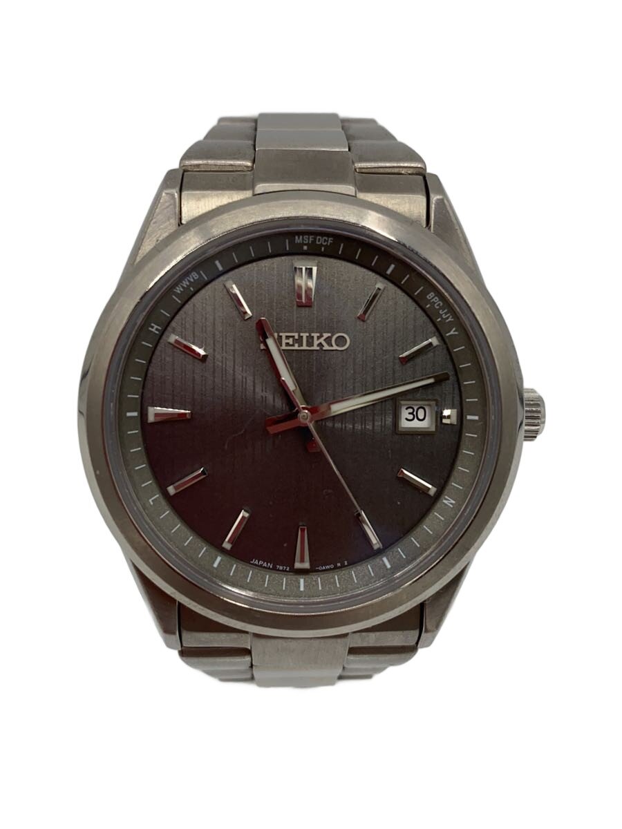 【中古】SEIKO◆ソーラー腕時計/アナログ/ステンレス/SLV/SLV/SBTM347/7B72-0AK0//【服飾雑貨他】