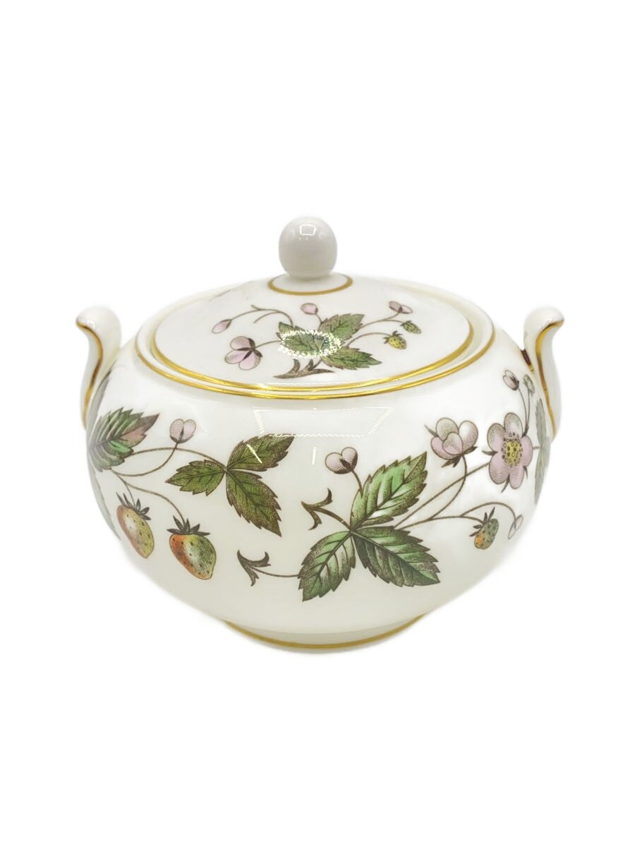 【中古】WEDGWOOD◆シュガーポット/WHT【キッチン用品】