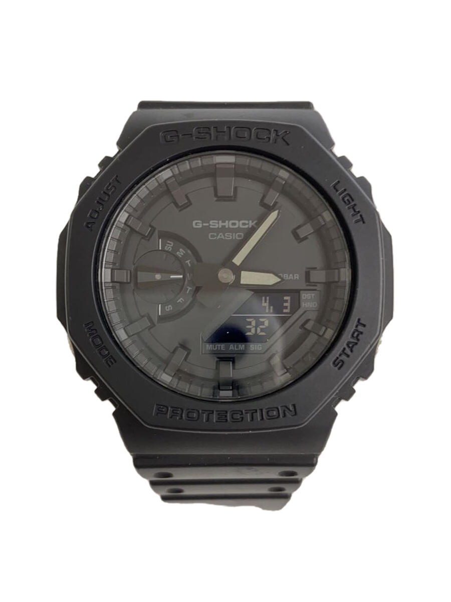 【中古】CASIO◆クォーツ腕時計・G-SHOCK/デジアナ/BLK/BLK【服飾雑貨他】