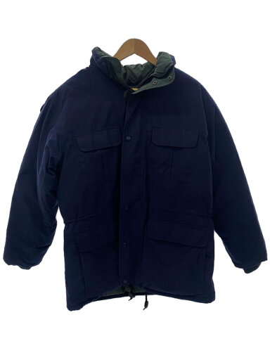 【中古】EDDIE BAUER◆ダウンジャケット/M/ナイロン/NVY/無地【メンズウェア】 【中古】EDDIE BAUER◆ダウンジャケット/M/ナイロン/NVY/無地【メンズウェア】