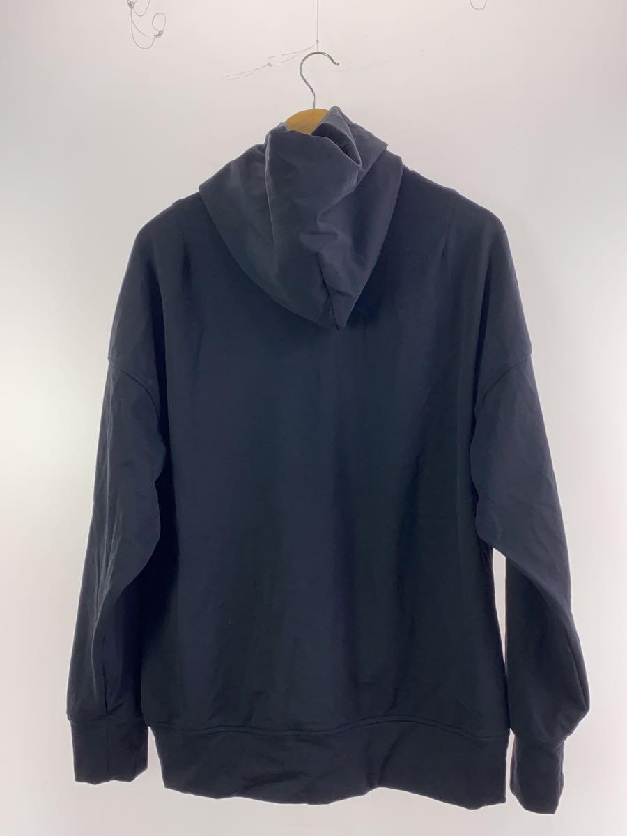 【中古】RESOUND CLOTHING◆RC NYLON FLEECE LOOSE HOODIE/パーカー/2/ナイロン/BLK/RC22-C-007【メンズウェア】