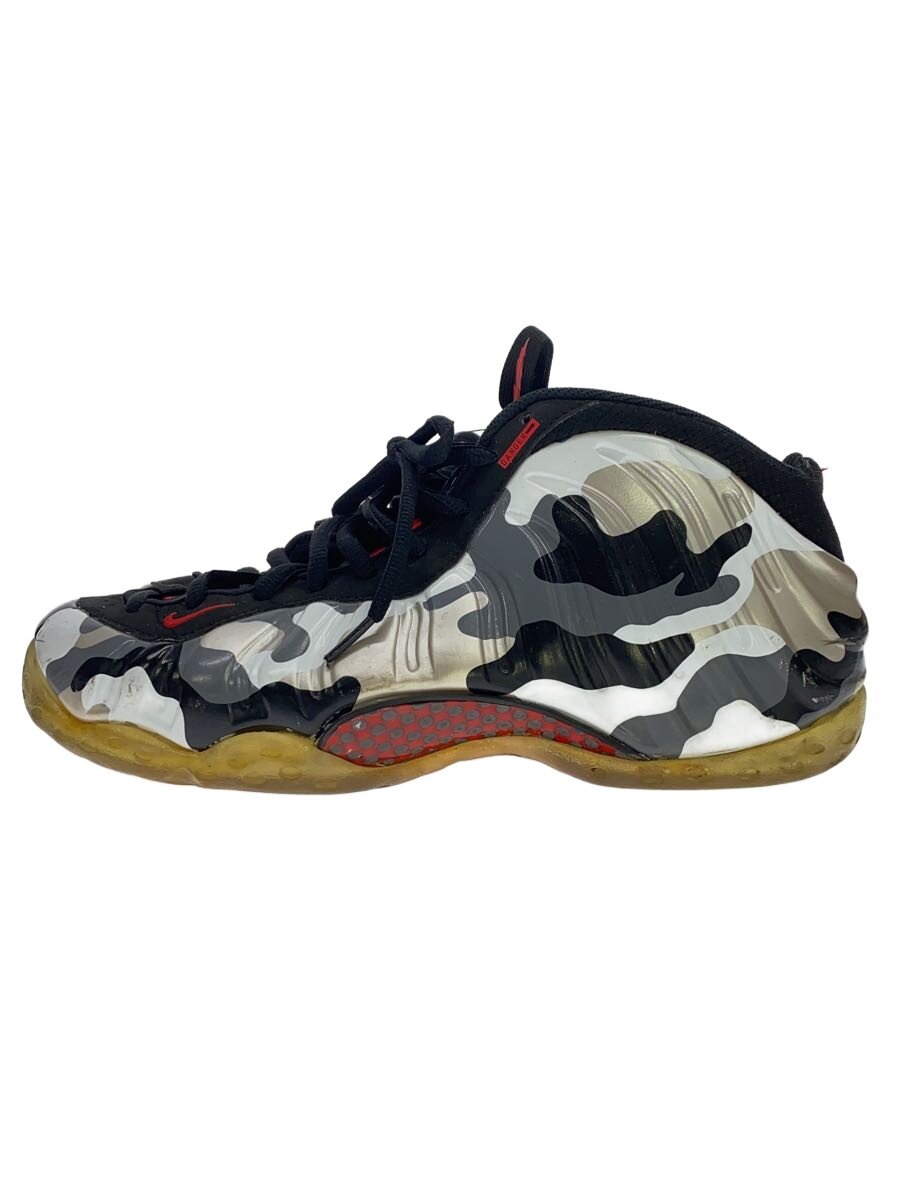 NIKE◆AIR FOAMPOSITE ONE PRM/ハイカットスニーカー/28cm/BLK/575420-001
