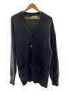 【中古】COMME des GARCONS HOMME◆カーディガン(厚手)/--/ウール/BLK/HN-070220//【メンズウェア】
