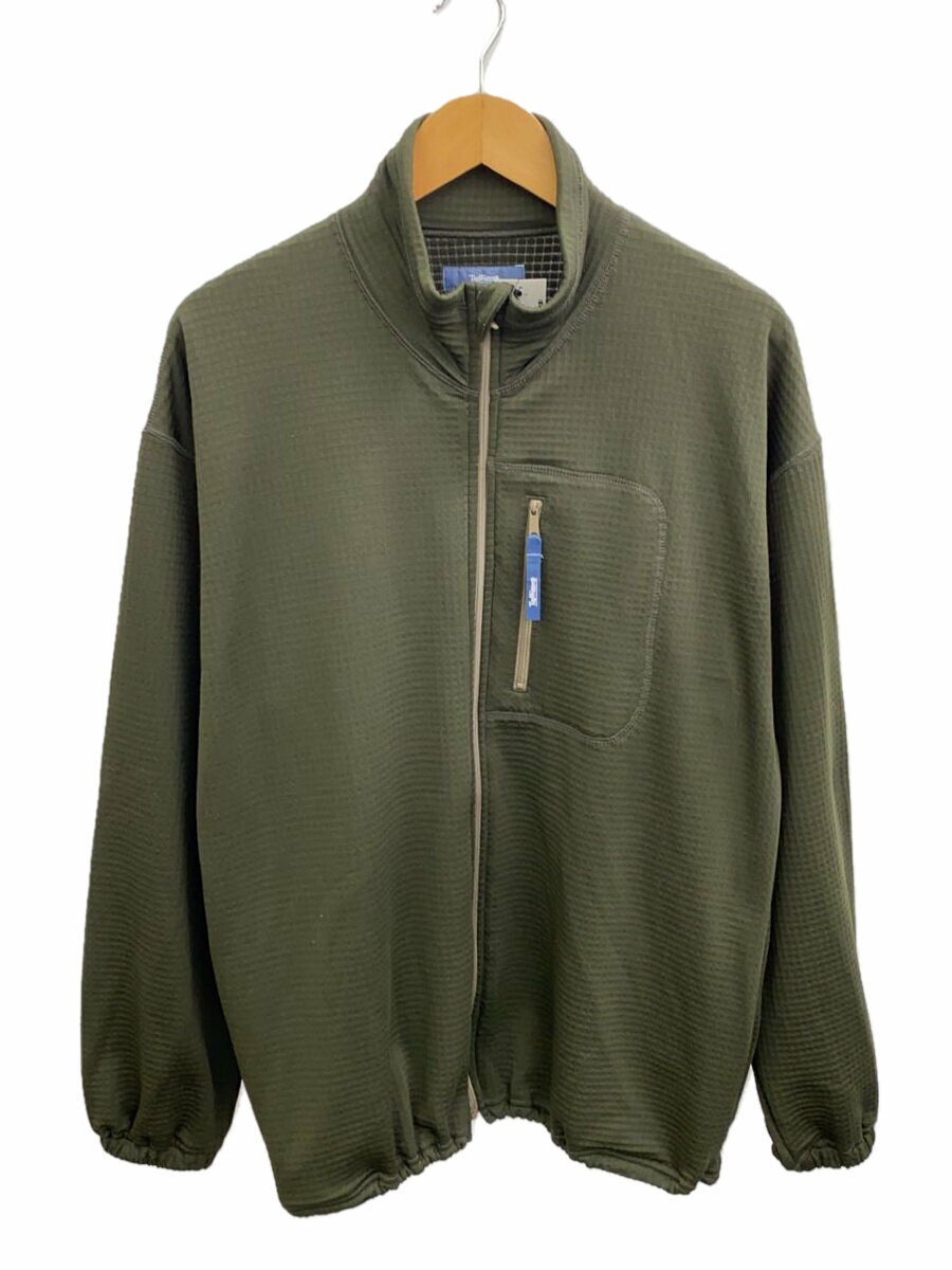 TapWater◆Polartec Grid Fleece Jacket/M/ポリエステル/KHK/無地/TP221-30007//
