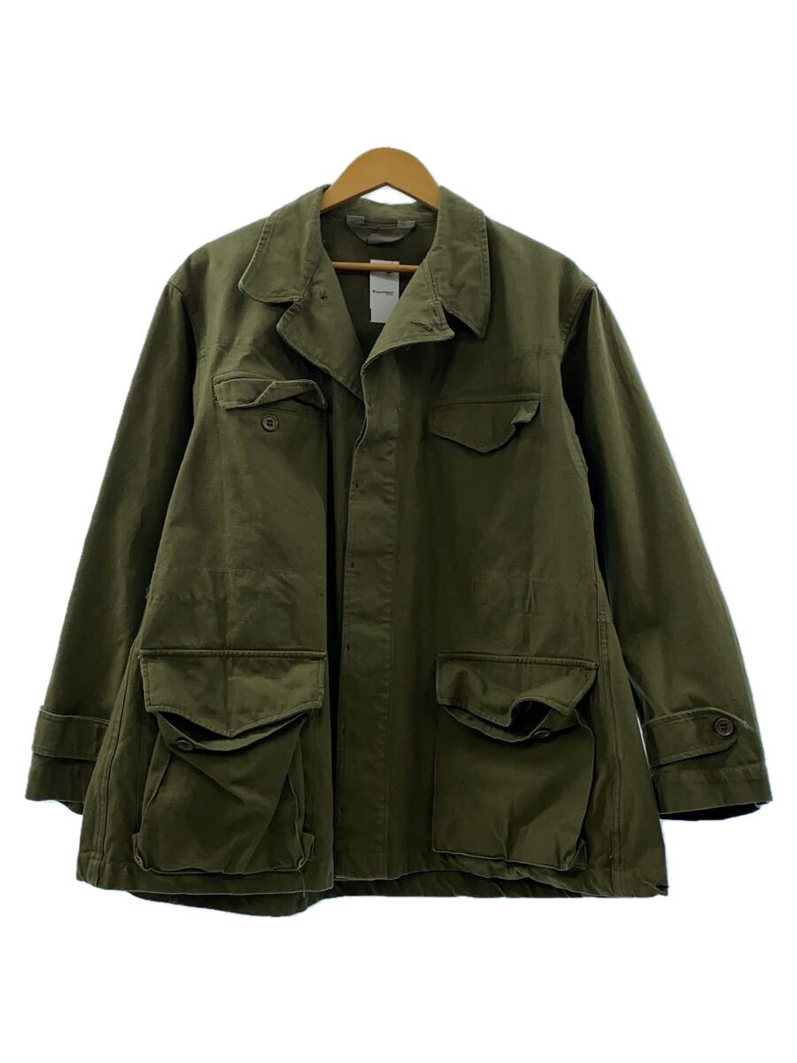【中古】FRENCH MILITARY◆M-47/ミリタリージャケット/コットン/カーキ/無地【メンズウェア】