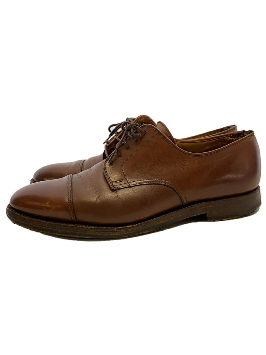【中古】CROCKETT&JONES◆ドレスシューズ/--/BRW/レザー【シューズ】