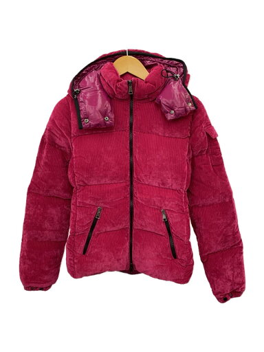 【中古】MONCLER◆ダウンジャケット/1/コーデュロイ/PNK/無地/F20931A58600//【レディースウェア】 【中古】MONCLER◆ダウンジャケット/1/コーデュロイ/PNK/無地/F20931A58600//【レディースウェア】