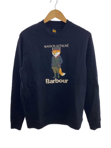 【中古】Barbour◆スウェット/S/コットン/BLK/MOL0559BK31【レディースウェア】 【中古】Barbour◆スウェット/S/コットン/BLK/MOL0559BK31【レディースウェア】