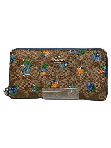 【中古】COACH◆長財布/キャンバス/BRW/花柄/レディース/F56496【服飾雑貨他】 【中古】COACH◆長財布/キャンバス/BRW/花柄/レディース/F56496【服飾雑貨他】