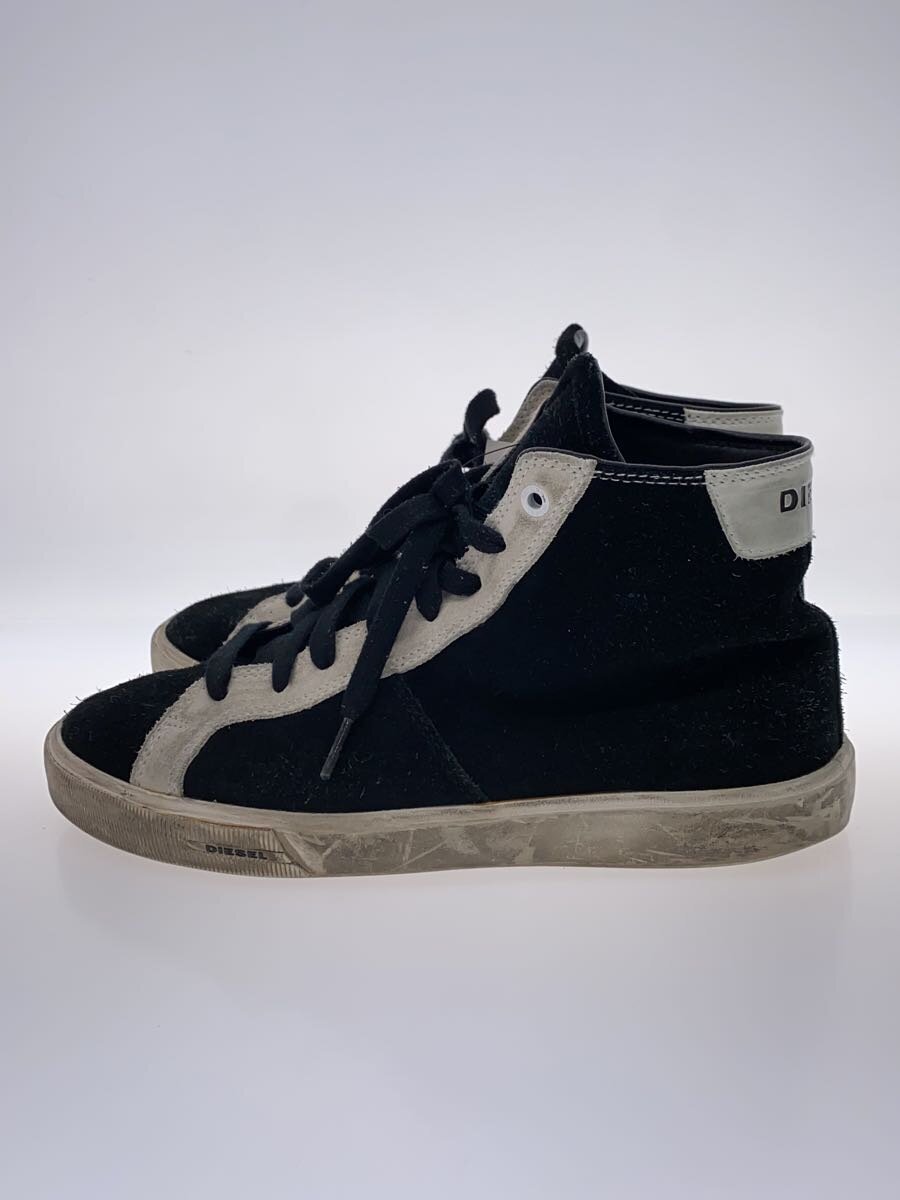 【中古】DIESEL◆ハイカットスニーカー/26.5cm/BLK/RN93243/使用感有//【シューズ】