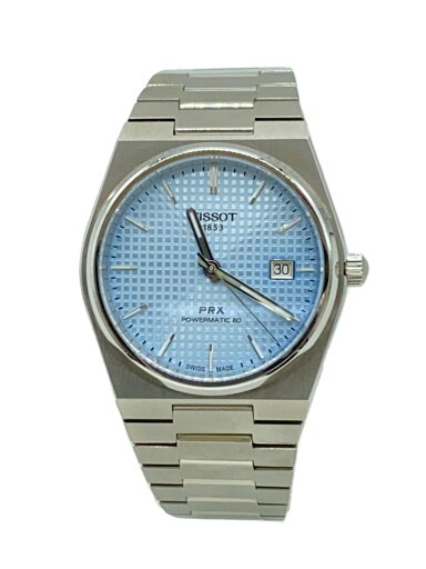 【中古】TISSOT◆自動巻腕時計/アナログ/ステンレス/BLU/SLV/SS/T137407A【服飾雑貨他】 【中古】TISSOT◆自動巻腕時計/アナログ/ステンレス/BLU/SLV/SS/T137407A【服飾雑貨他】
