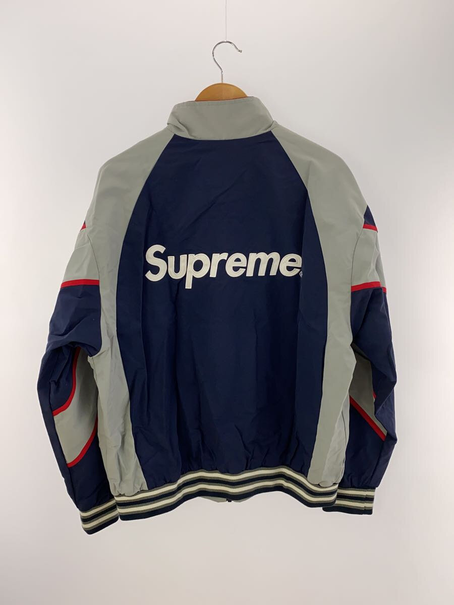 【中古】Supreme◆21AW/New York Yankees Track Jacket/size:L/ナイロン/NVY/無地//【メンズウェア】