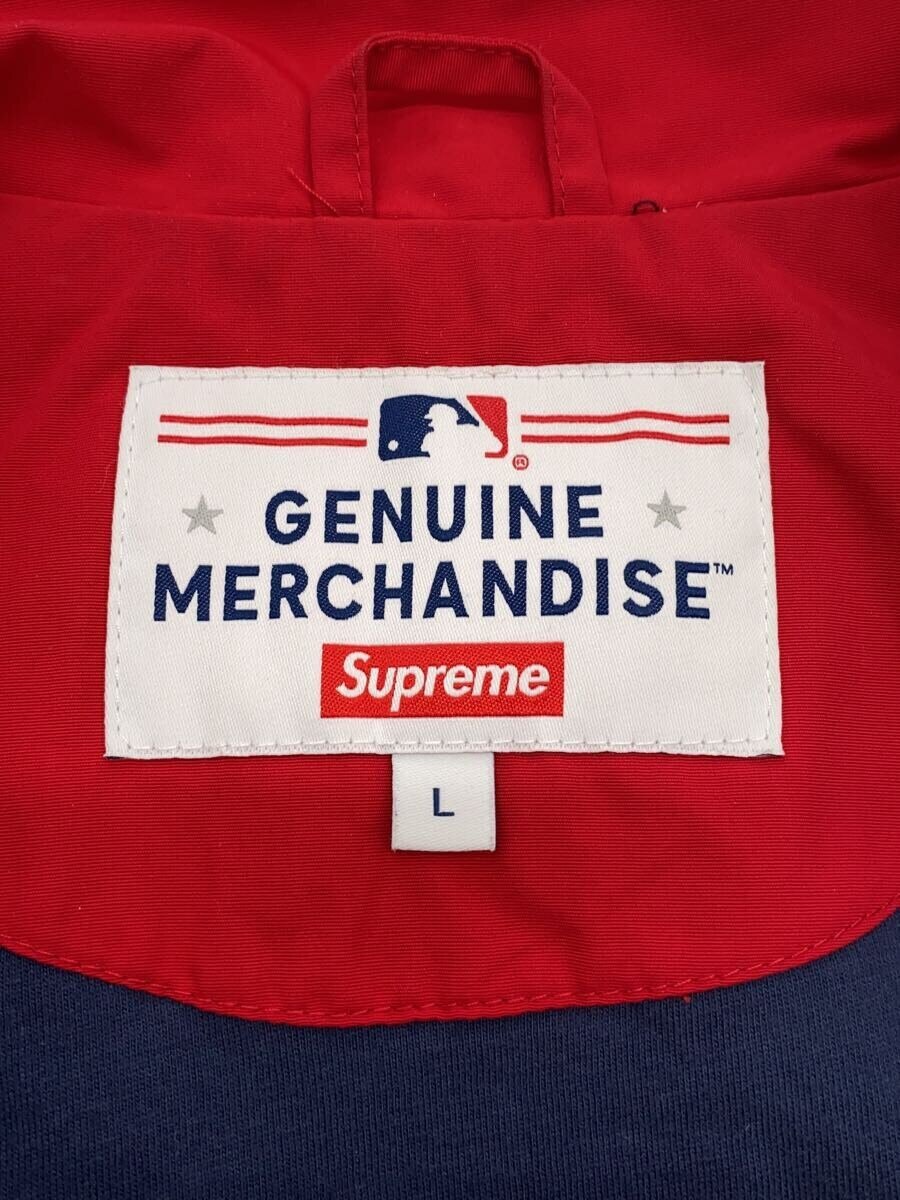 【中古】Supreme◆21AW/New York Yankees Track Jacket/size:L/ナイロン/NVY/無地//【メンズウェア】