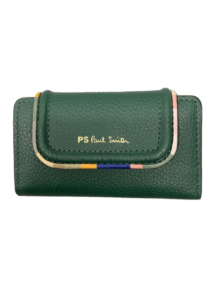 Leather - 【中古】PS Paul Smith◆キーケース/レザー/GRN/メンズ【服飾雑貨他】