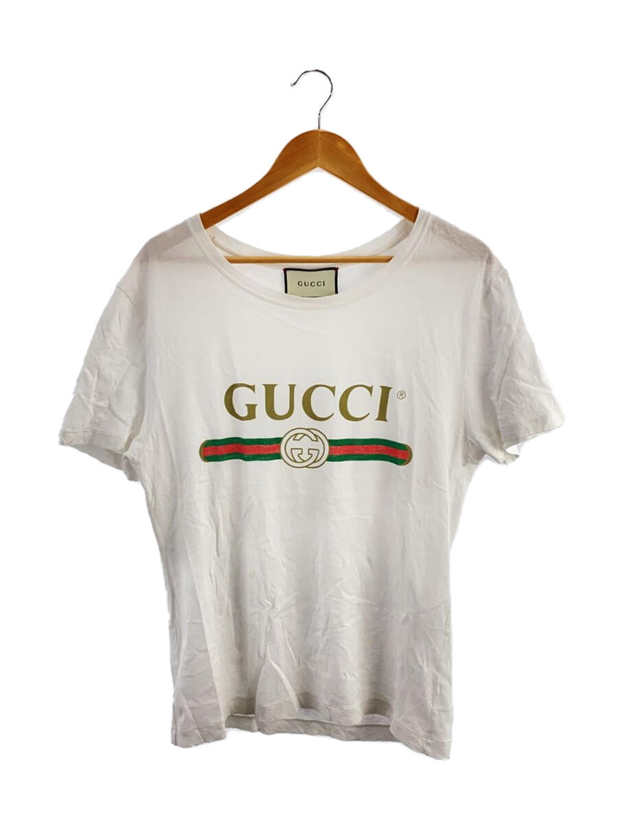 【中古】GUCCI◆ウォッシュドオーバーサイズTシャツ/XS