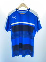 【中古】PUMA◆TWV SSトレーニングTEEサッカープラクティクスシャツ/スポーツウェアー/XXL/BLU/654886-02【スポーツ】