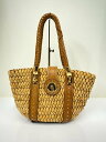【中古】MICHAEL KORS◆カゴバッグ/--/BEG/無地//【バッグ】
