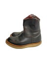 【中古】VIBERG◆ペコスブーツ/US7/BLK【シューズ】