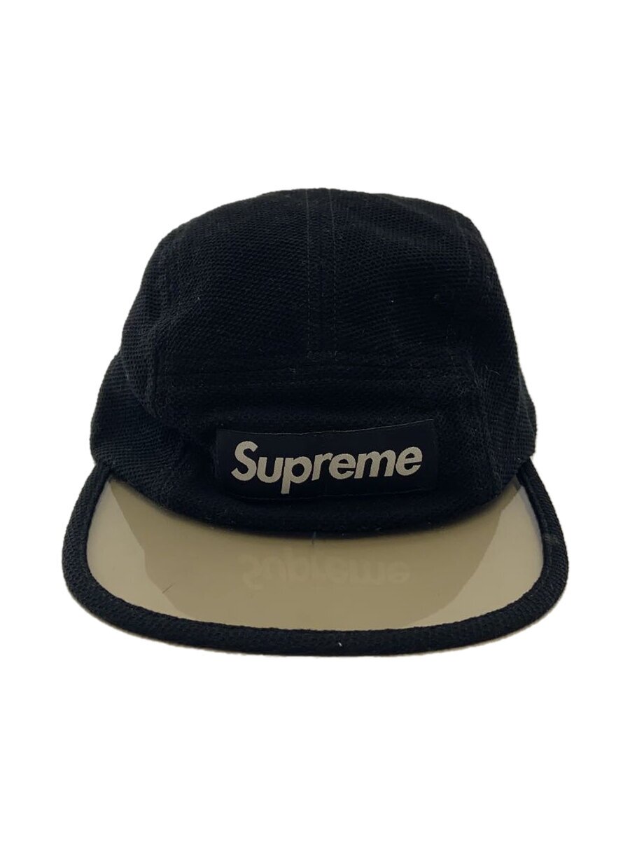 Supreme◆17SS/Pique Angler Camp Cap/キャップ/--/BLK/メンズ