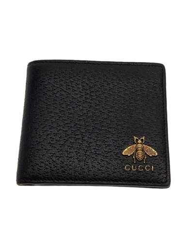 【中古】GUCCI◆2つ折り財布/レザー/BLK/無地/メンズ/522915【服飾雑貨他】 【中古】GUCCI◆2つ折り財布/レザー/BLK/無地/メンズ/522915【服飾雑貨他】