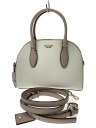 【中古】kate spade new york◆バッグ/レザー/ホワイト/wkru5947/katespade/2WAY【バッグ】