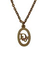 【中古】Christian Dior◆DIORオーバル/ネックレス/--/GLD/トップ有/レディース【服飾雑貨他】
