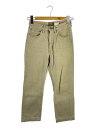 【中古】THE SHISHIKUI◆ストレートパンツ/24/コットン/BEG【レディースウェア】(4)